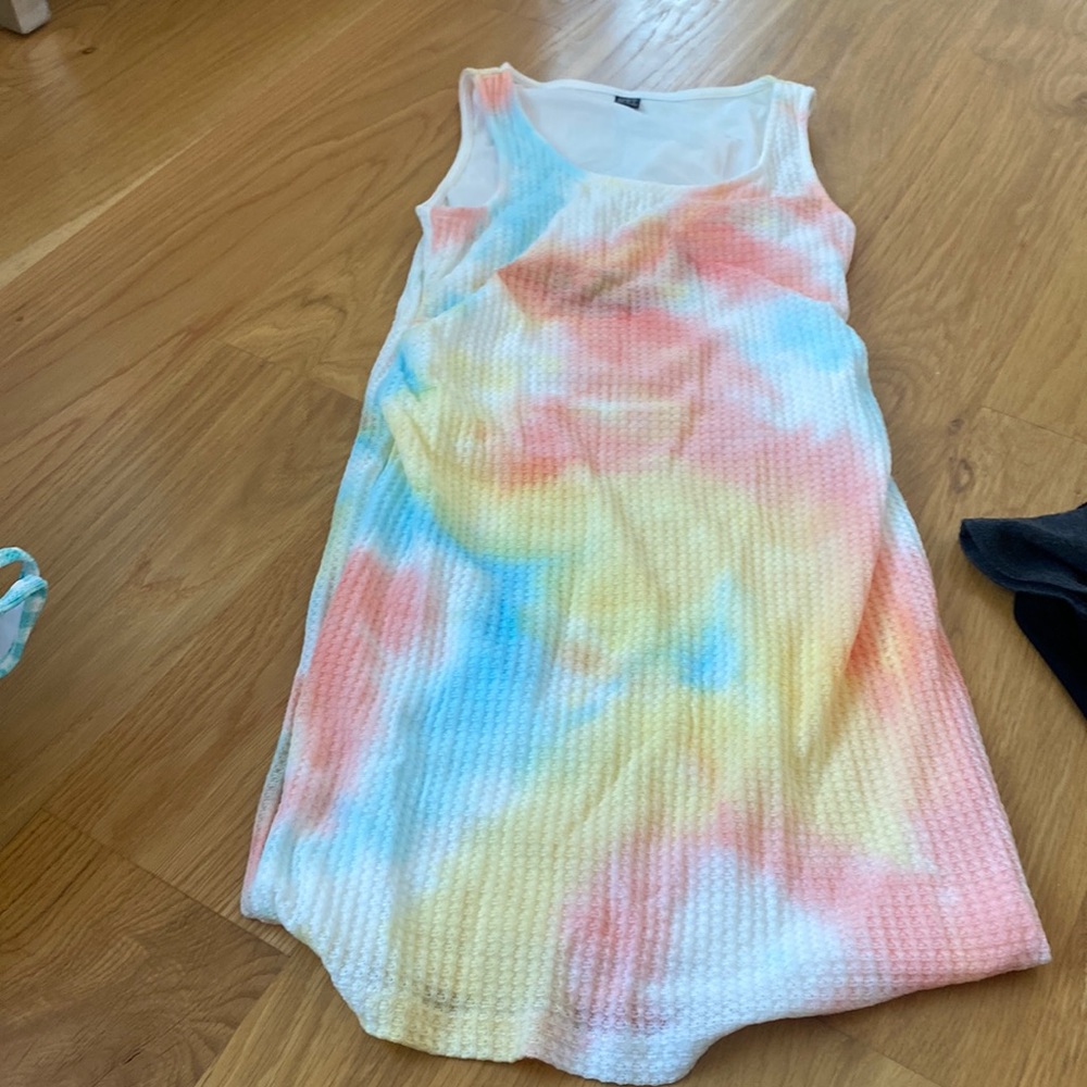 Shein size medium tie dye dress nwot